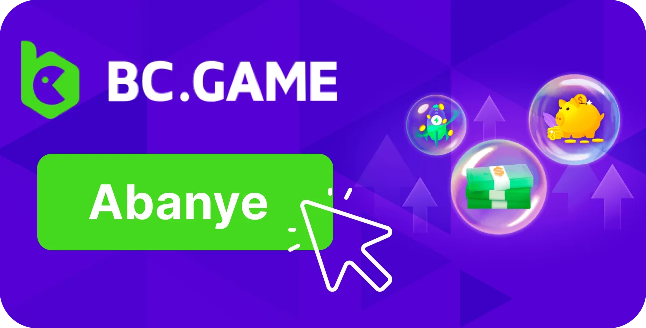 Banye akaụntụ BC.Game gị